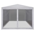 vidaXL Párty stan so 4 sieťkovanými bočnými stenami 3x3 m