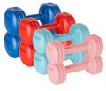 Činky zostava 20kg (2x1kg + 2x2kg + 2x3kg + 2x4kg), REBEL ACTIVE RBA-2310 Činky sestava 20kg ( 2x1kg + 2x2kg + 2x3kg + 2x4kg ) , REBEL ACTIVE RBA-2310