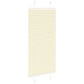 vidaXL plisovaná roleta krémová 60x100 cm Šírka látky 59,4 cm