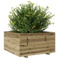 vidaXL Záhradný kvetináč 90x90x49,5 cm impregnovaná borovica