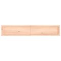 vidaXL Kúpeľňová doska 160x30x(2-4) cm, neošetrený drevený masív