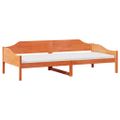 vidaXL Posteľný rám bez matraca voskový 80x200 cm borovicový masív