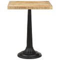 vidaXL Bistro stolík 60x60x76 cm surové mangovníkové drevo