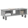 vidaXL TV stolík 100 x 35 x 35 cm Sivý Sonoma Kompozitné drevo