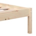 vidaXL Posteľný rám 180x200 cm Super King masívne drevo