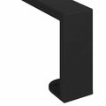 vidaXL Nohy nábytku 12 ks Čierna 796 x 40,5 x 100 mm Železo