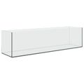 vidaXL Akvárium s úložiskom Priehľadná 80 x 20 x 20 cm Sklo