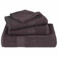 vidaXL Sprchové osušky FROGN 10 ks antracitové 70x140 cm 360 g/m²