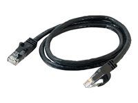 Patch kábel - RJ-45 (M) do RJ-45 (M) - 30 m - UTP - CAT 6 - lisovaný, prevedenie bez hrbolčekov, lišta - čierna