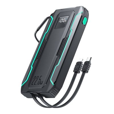 Powerbanka Joyroom JR-L017 10 000 mAh, 22,5 W, s káblom Lightning + USB-C (čierna)