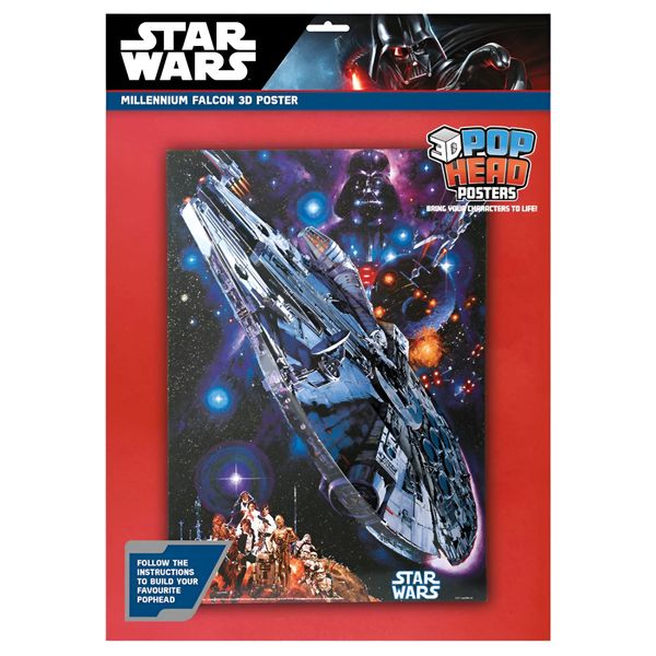 Plagát 3D - Star Wars: Millennium Falcon