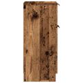 vidaXL Komoda staré drevo 30x30x70 cm spracované drevo