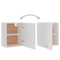 vidaXL Závesné skrinky “Lyon” 2 ks, biele 50x31x60 cm