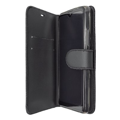 Knižkové puzdro pre CUBOT Note 7, kožené, čierne