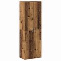 vidaXL Highboard 60 x 35 x 180 cm Kompozitné drevo Staré drevo