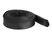 Rukáv kábla - zapínanie na zips, odolný voči teplu, 3 m x 50 mm - 3 m - čierna