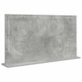 vidaXL Toaletné zrkadlo Betónová šedá 100 x 55 x 18 cm Obdĺžnikový