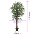 vidaXL Umelý javorový strom 756 listov 200 cm zelený