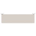 vidaXL Vankúš na lavičku SOEST 100% polyester Biela 150 x 40 x 5 cm