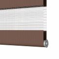 vidaXL Zebra roleta hnedá 60x230 cm šírka látky 55,9 cm polyester