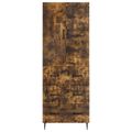 vidaXL Sada skríň 2 ks 66 x 34,5 x 90 cm Kompozitné drevo Dymový dub