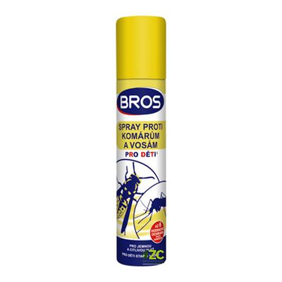 Sprej proti komárom a vosám BROS pre deti 90 ml