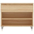 vidaXL Botník dub sonoma 70x36x60 cm spracované drevo