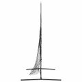 vidaXL Sieť na tréning bejzbalu Čierna 250 x 106 x 209 cm Polyester