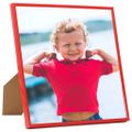 vidaXL Fotorámiky na stôl, koláž 5 ks, červené 20x20 cm, MDF