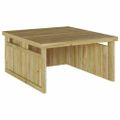 vidaXL Garáž na kosačku Hnedá 73,5 x 81,5 x 38,5 cm