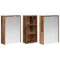 vidaXL Set kabinetov do kúpeľne 3 ks 116 x 16 x 62,5 cm