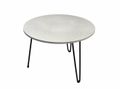LC-L1-H-G Luma Concrete Table – Light Grey, Smooth, Glow