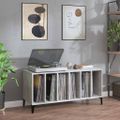 vidaXL Skrinka na platne betónovosivá 100x38x48 cm kompozitné drevo