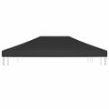 vidaXL Strieška na altánok 270 g/m², 4x3 m, čierna