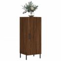 vidaXL Komoda hnedý dub 34,5x34x90 cm spracované drevo