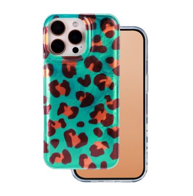 Puzdro so zvieracím vzorom pre iPhone 15 Pro 6,1" Crazy Cheetah