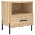 vidaXL Nočný stolík dub sonoma 40x35x47,5 cm kompozitné drevo