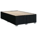 vidaXL Posteľ boxspring s matracom Čierna 120 x 200 cm Látka