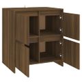 vidaXL Komoda hnedý dub 70x41x75 cm drevotrieska