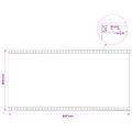 vidaXL Plachta s očkami Zelená 2 x 4 m 260 gsm PE