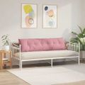 vidaXL Poduška na chrbát Ružová 180 x 50 cm Kordúrová tkanina