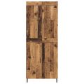 vidaXL Highboard 2 ks Staré drevo 69,5 x 34 x 180 cm Kompozitné drevo