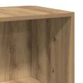 vidaXL Príručný stolík dub artisan 33x33x34 cm kompozitné drevo