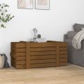 vidaXL Úložný box medovo-hnedý 91x40,5x42 cm masívna borovica