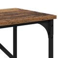 vidaXL Konzolový stôl Staré drevo 75 x 32 x 75 cm Kompozitné drevo