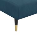 vidaXL Pohovka v tvare L modrá 275x140x70 cm zamat