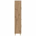 vidaXL Highboard Remeselný dub 69,5 x 34 x 180 cm Kompozitné drevo