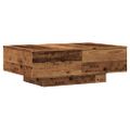 vidaXL Konferenčný stolík staré drevo 90x60x31 cm kompozitné drevo