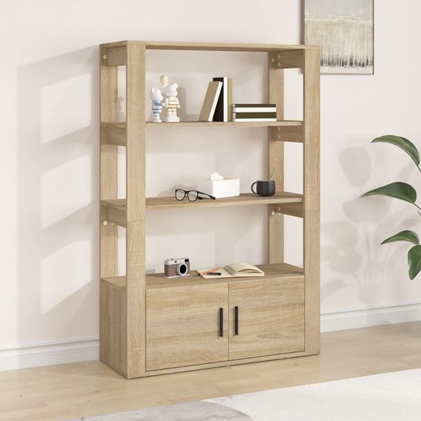 vidaXL Komoda dub sonoma 80x30x119,5 cm spracované drevo