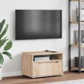 vidaXL TV skrinka "VISNES" Dub sonoma 60x40x38 cm Konštrukčné drevo
